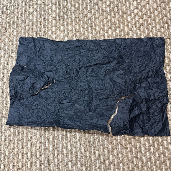 Jo Malone London Empty Paper Gift Bag Black Rope Handles 9x7x3.5” Black Tissue - Picture 5 of 7